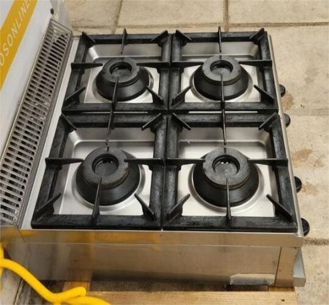 Εστία Αερίου Επιτραπέζια Με 4 Καυστήρες 70x70x30Cm ΜΒΜ Μεταχειρισμένη